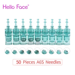 50 Pcs Dr Pen Ultima A6S Cartridges Microneedling Pen Needles Derma Pen Bayonet Replacement Tip 11 16 36 42 Nano Microneedle