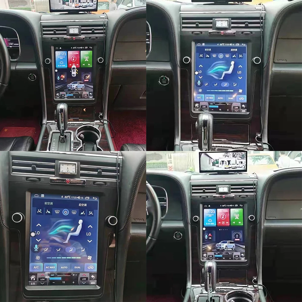 Carplay Radio GPS Video Tesa- For Lincoln Navigator 2016 2017 1 Din Android Multimedia Player Auto Touch Screen Stereo Head Unit
