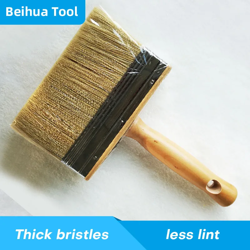 6inch Ceiling Paint Brush Thickness Pure Bristles Brushes Wall Decoration Painting Tools Art Paint Multi-function Oil Sweep