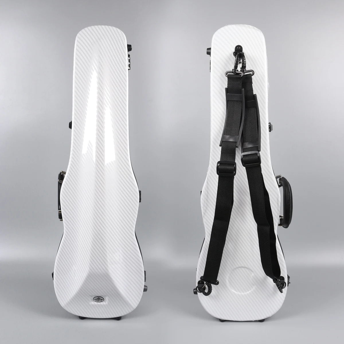 

Yinfente White Violin Hard Case 4/4 Carbon Fiber Composite 1.9kg Light Code lock High quality