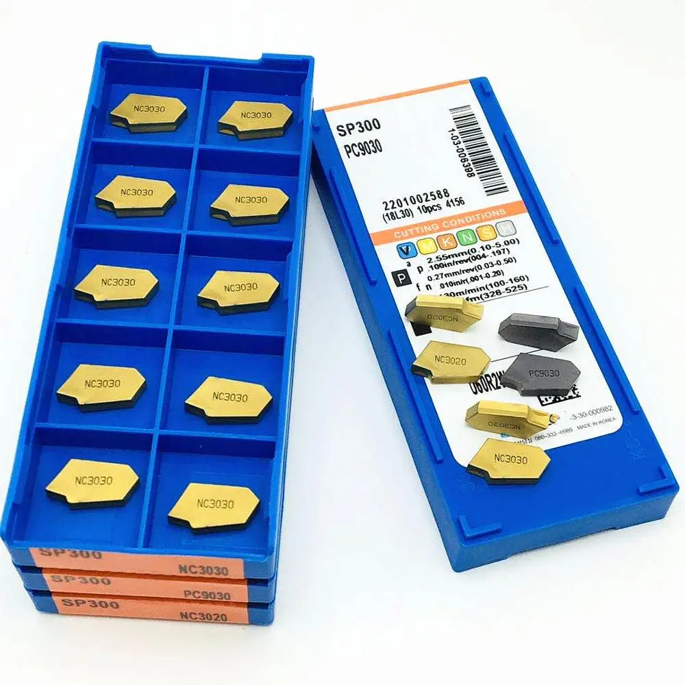 Grooving tool SP300 SP400 SP200 NC3020 NC3030 PC9030 new grooving and grooving  carbide metal turning tools