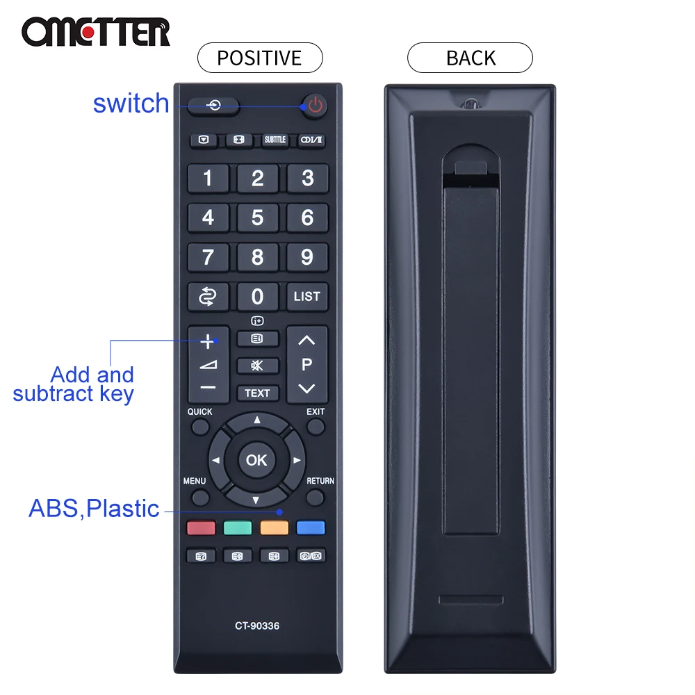 새로운 도시바 LCD TV 원격 제어 CT-90336 CT-90326