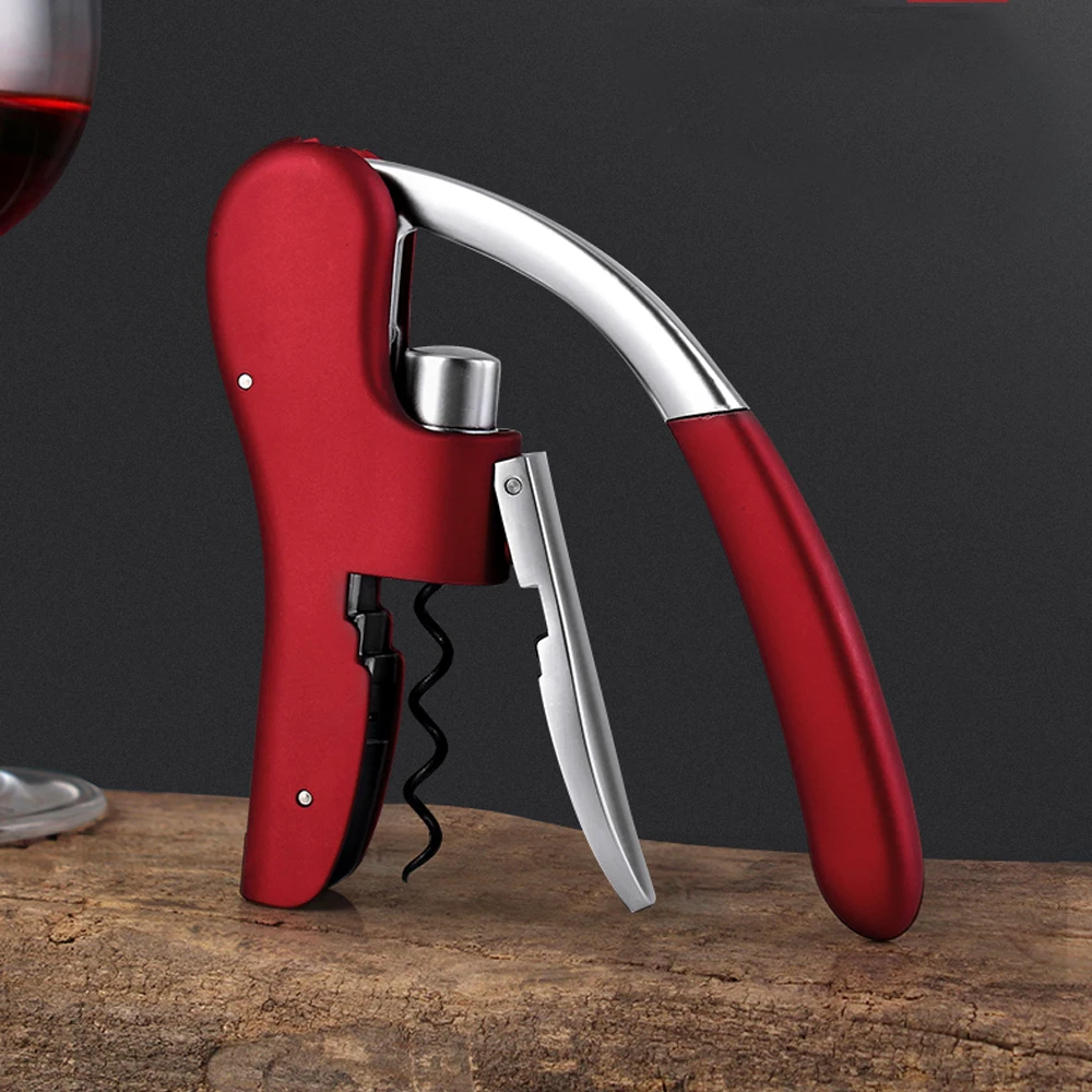 Professional Wine Opener Wine Bottle Corkscrew Opener with Foil Cutter Premium Rabbit Lever Corkscrew for Wine Kitchen Tools
