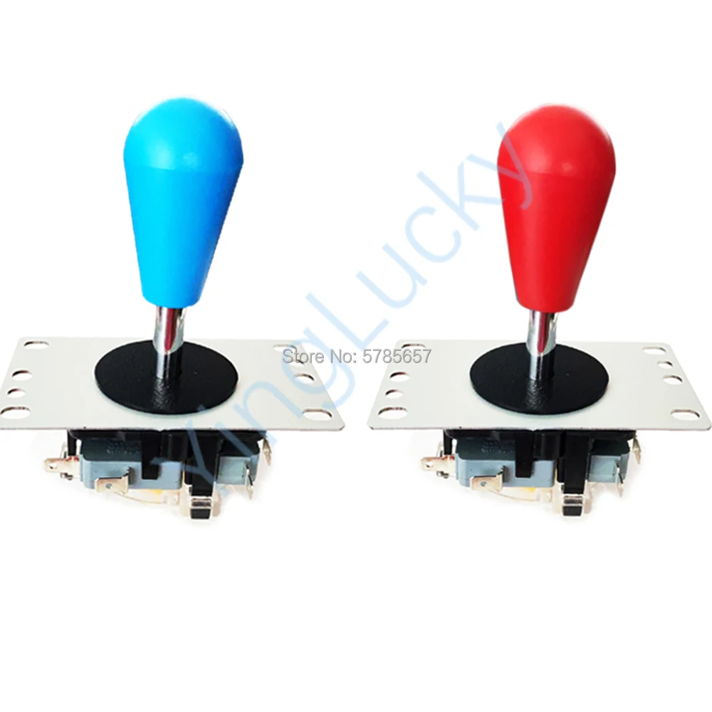 Arcade game kit, joystick kit, oval ball top 4/8 way joystick with micro switch, fighting stick parts, free shipping