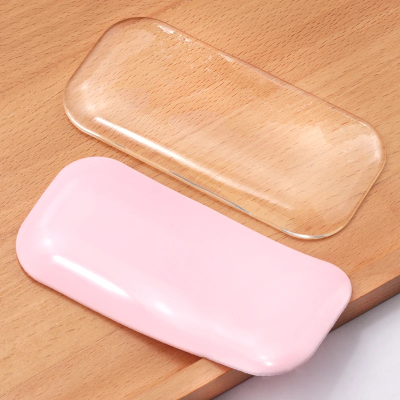 Adesivo per la fronte Pad in silicone trasparente Piantare Innesto Ciglia Estensione ciglia Supporto per vassoio Pallet Pad Strumento porta vassoio per ciglia