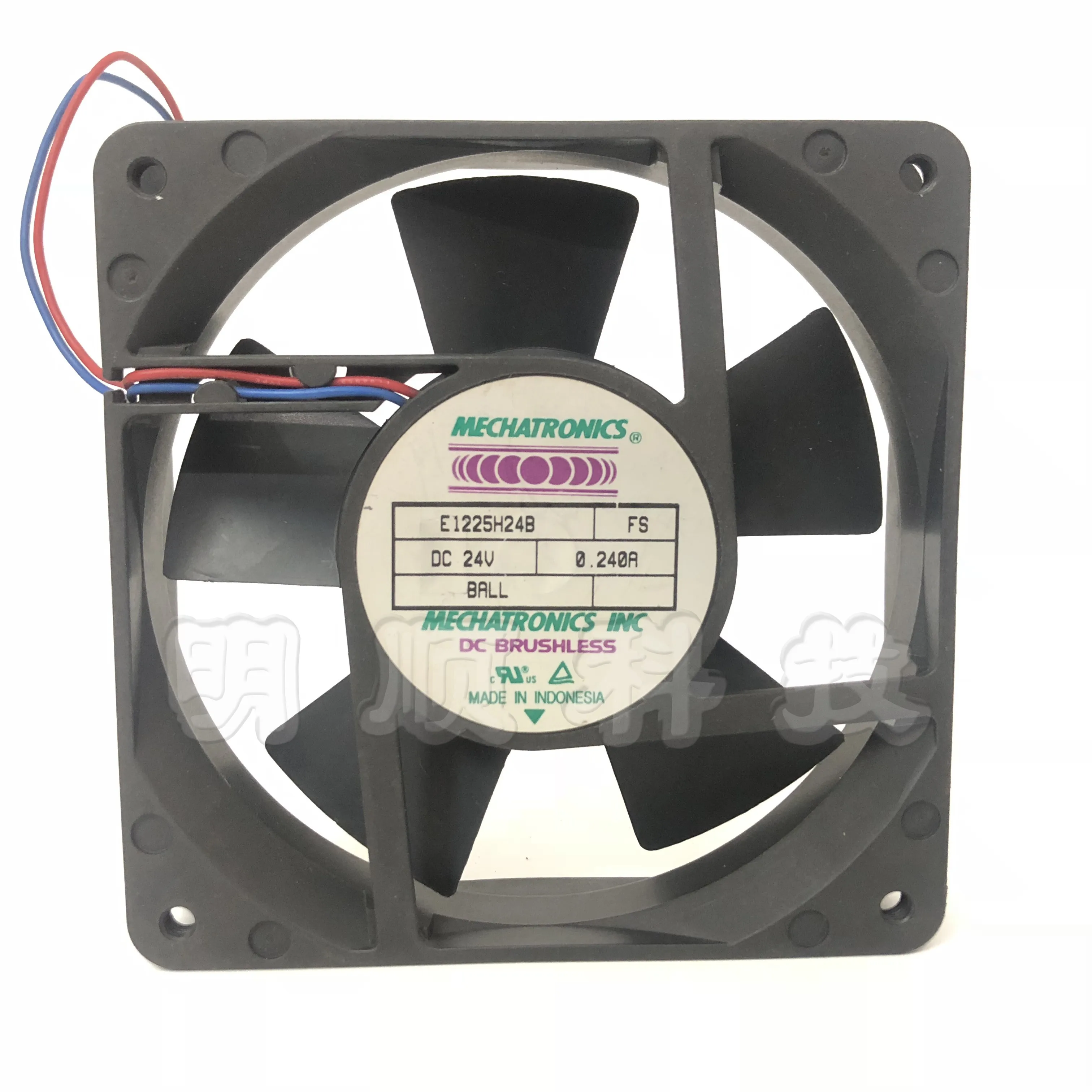 

MECHATRONICS E1225H24B FS DC 24V 0.240A 120x120x25mm 2-Wire Server Cooler Fan