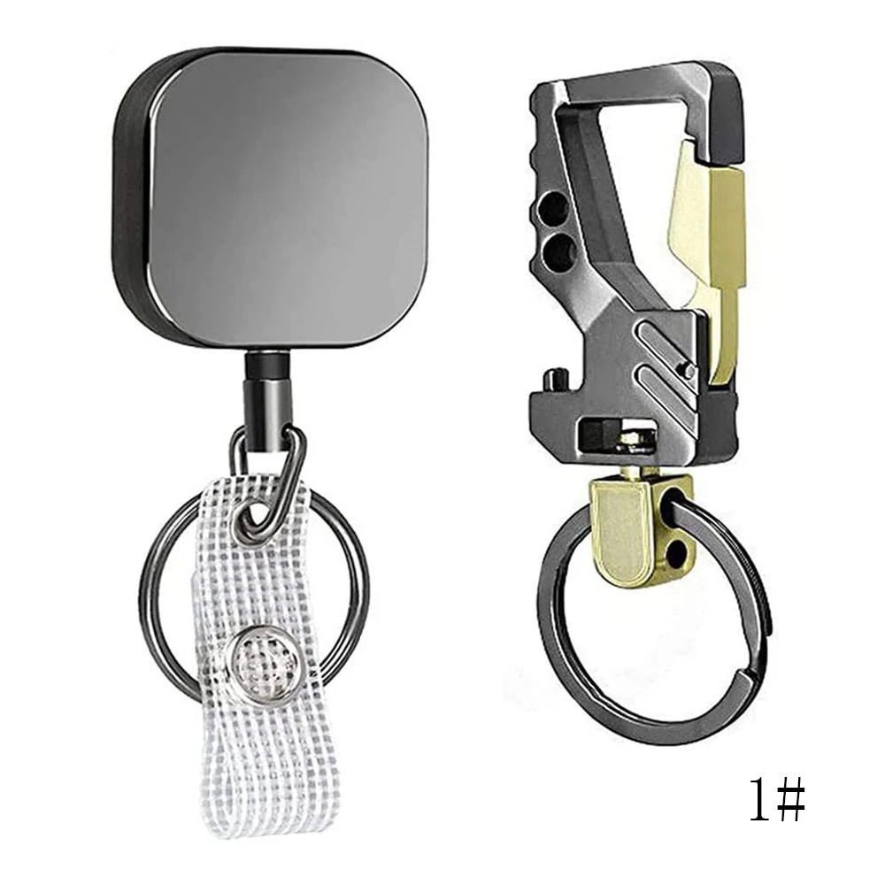 金属製の格納式ナースバッジリールクリップバッジホルダー学生医師カードホルダーキーホルダー