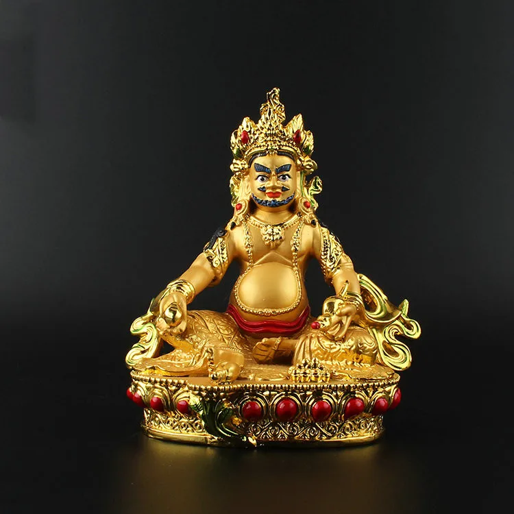 

The Yellow God of wealth, the Tibetan esoteric God of wealth, Buddhist dharma protector, God of wealth, Bodhisattva, Exquisite