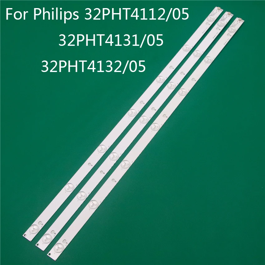 TV Illumination For Philips 32PHT4112/05 32PHT4131/05 32PHT4132/05 LED Bar Backlight Strip Line Ruler GJ-2K15 D2P5 D307-V1 V1.1