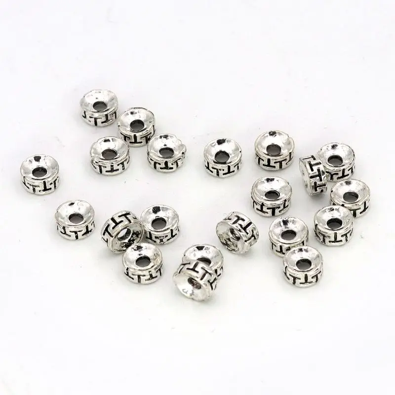 Antique Gold Color Wheel Metal Spacer Loose Beads For Jewelry Making Diy Bracelet Necklace Earring Accessories Wholesale