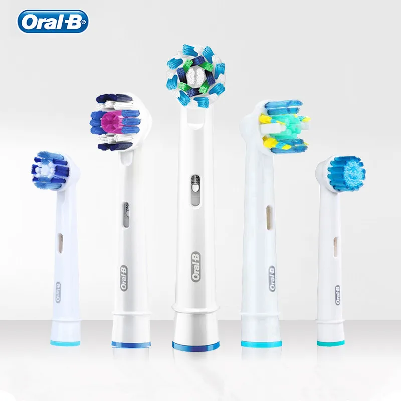 Original oral-b escova de dentes cabeças substituição 3d branco profunda precisão limpa para adulto oral care oralb escovas de dentes elétricas