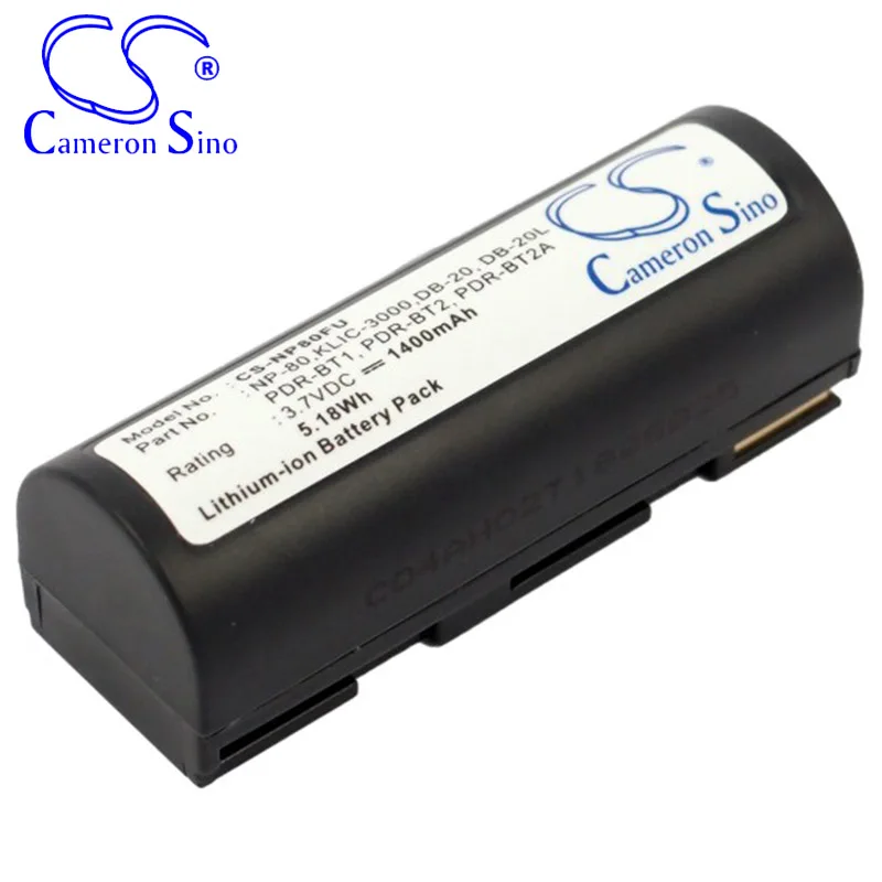 CameronSino Battery for Fujifilm FinePix 1700z FinePix 2700 FinePix 2900z MX-1700 MX-2700 fits KODAK KLIC-3000 camera battery