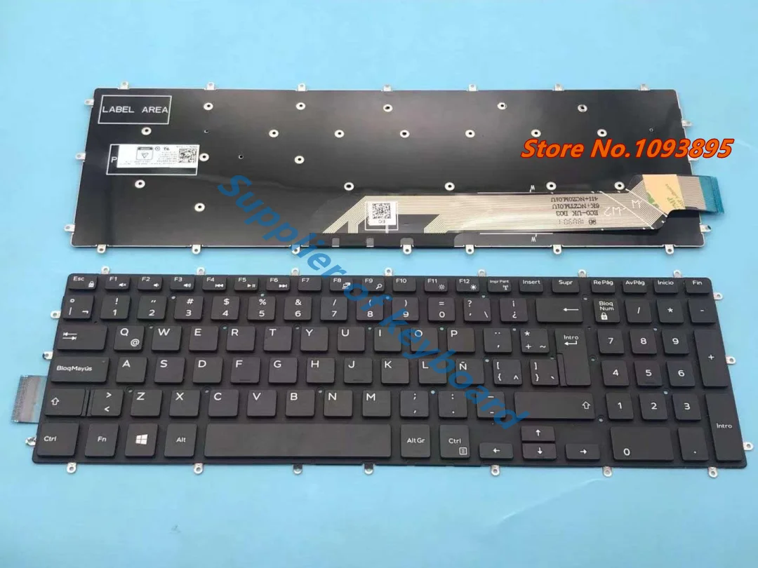 New For Inspiron 3580 3581 3582 3583 3584 Latin Spanish Keyboard No Backlit