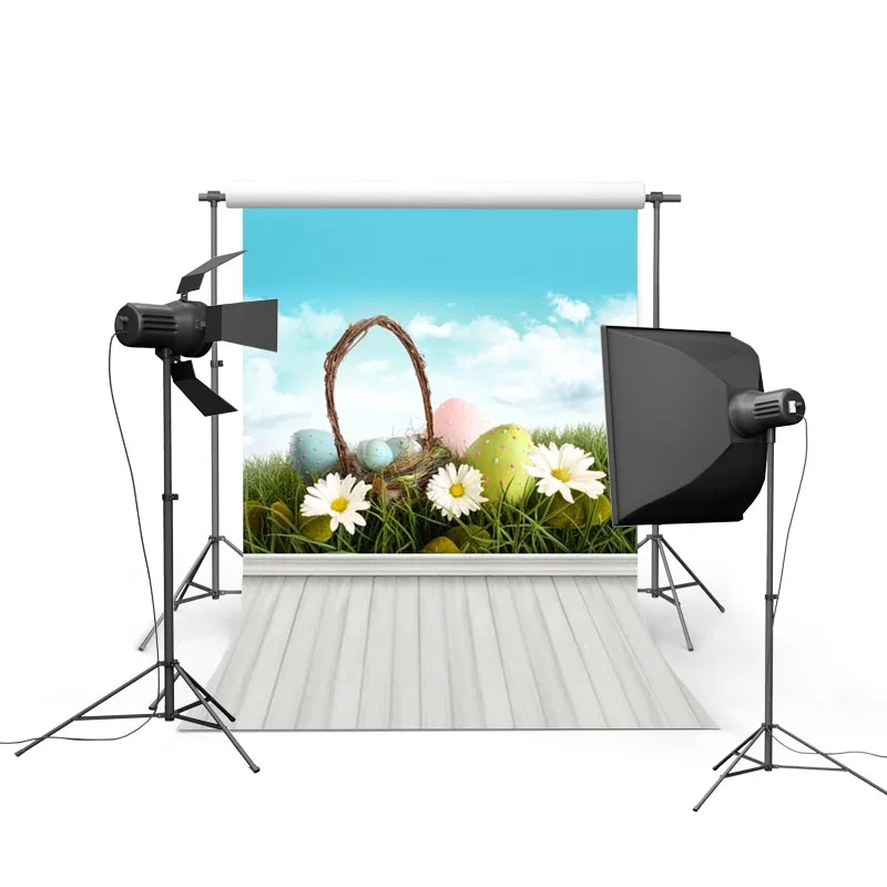 

Baby shower backgrounds photography vinyl Easter-eggs kids photo backdrops of photographer studio accessories photophone GE-073