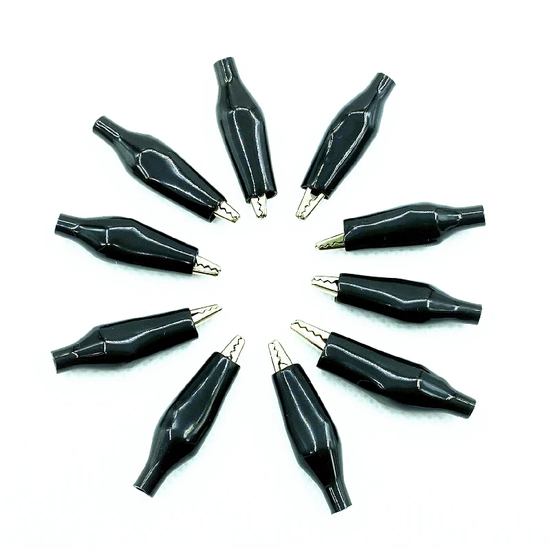 Metal Alligator Clip for Testing, 10pcs