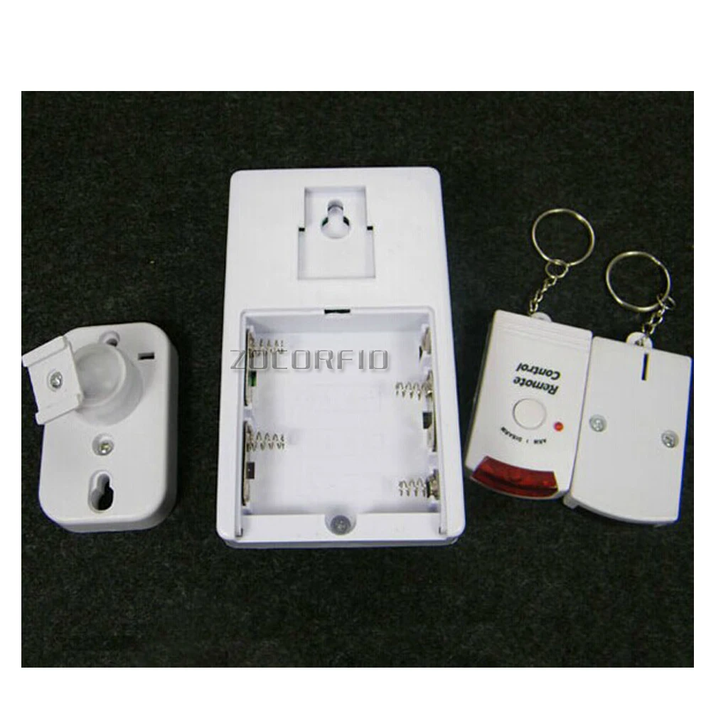 Rilevatore di sicurezza allarme sensore di movimento wireless Sistema di allarme esterno per interni con telecomando per garage domestico