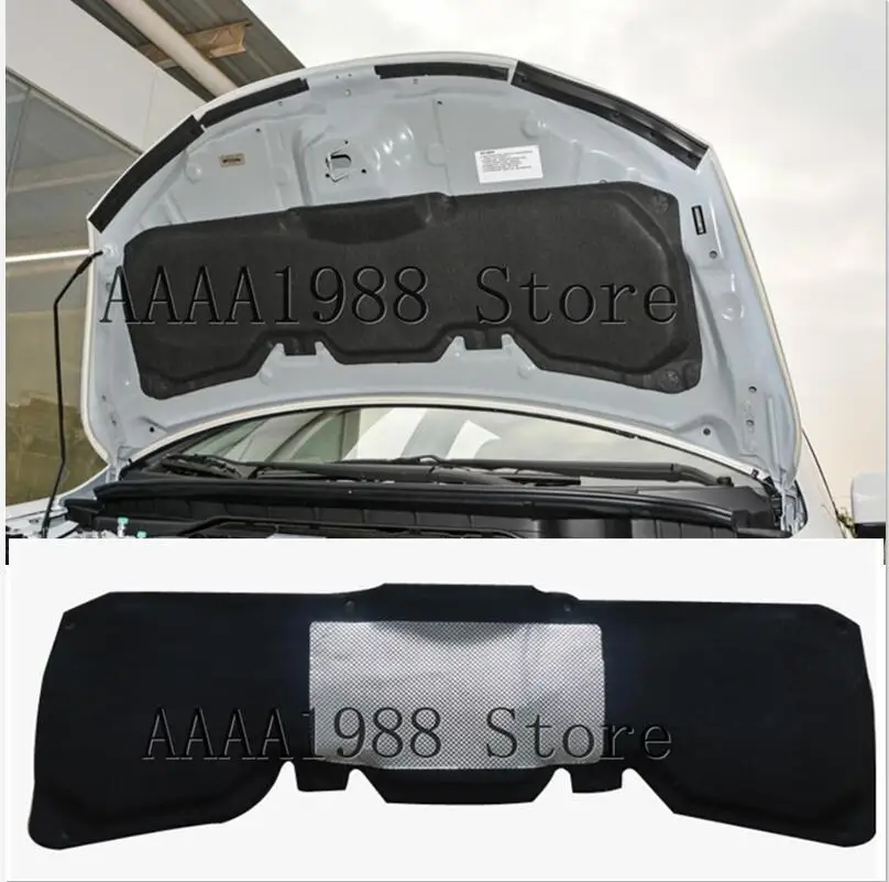 2015-2020 For Honda Fit Jazz Car Heat Sound Insulation Cotton Front Hood Engine Firewall Mat Pad Cover Noise Deadener