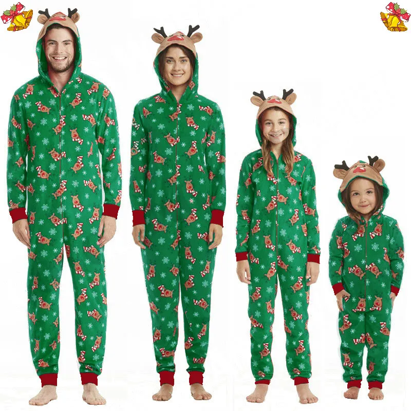 

Christmas Family Matching Pajamas Set Father Son Romper Baby Mother Daughter Mommy Me Christmas Family Looking Pajamas Clothes