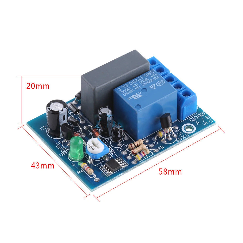 AC 220V minuterie relais retard interrupteur entrée/sortie retardateur Module de commutation réglable 0-10S 10Min 10H 100Min synchronisation arrêt carte