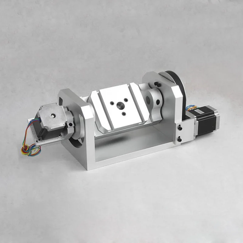 Cnc de 5. ª y 4 ejes rotativos con mesa de Mandril para máquina de grabado cnc, 3 mordazas, 100mm de altura central de mandril, 98mm, kit de enrutador cnc
