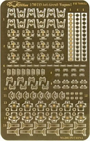 Flyhawk FH700032 1/700 SCALE USN AIR DEFENSE WEAPON I