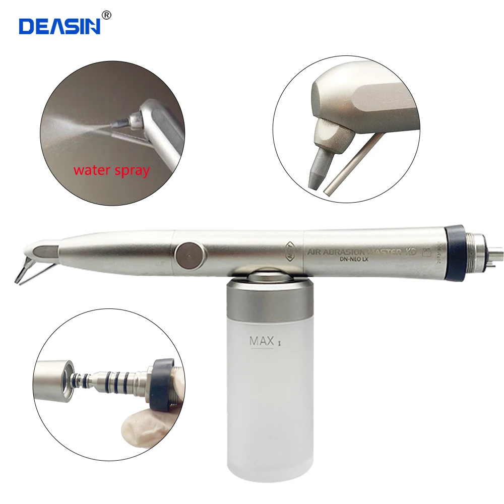 Dental Alumina Air Abrasion Polisher MicroetcherSandblaster with water spray micro blaster FOR kavo coupling teeth whitening