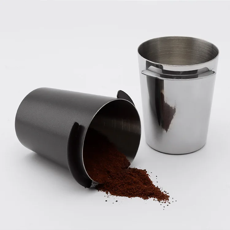 Coffee Dosing Cup 51mm 54mm 58mm Powder Feeder Part Stainless Steel For EK43 Espresso Machine Portafilter Grinder Barista Tools
