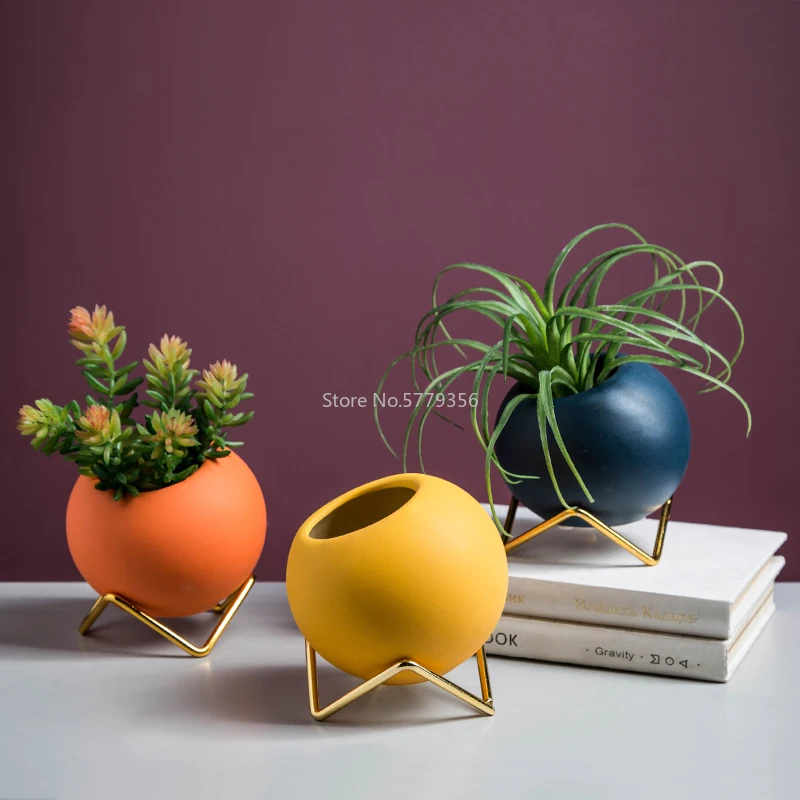Hot Nordic Style Ceramics Vase Flower Pot Mini Bottle Flower Basket Flower Vase Home Decoration Accessories Table Flower Vase