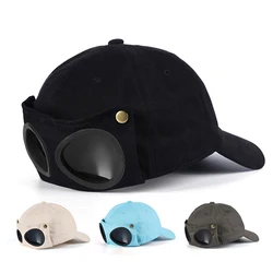 Children Adults New Arrival Men Women Baseball Cap Pilot Glasses Cotton Snapback Outdoor Reverse Sports Trucker Dad Hat MZ0085