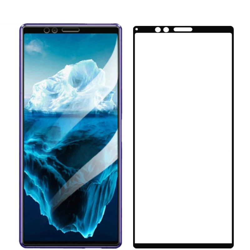 For Sony Xperia 5V 10V 1V 10III 5III 1III 5II 10II 1II 5 10 1 5IV 1IV 10IV Tempered Glass Full Screen protector full cover film