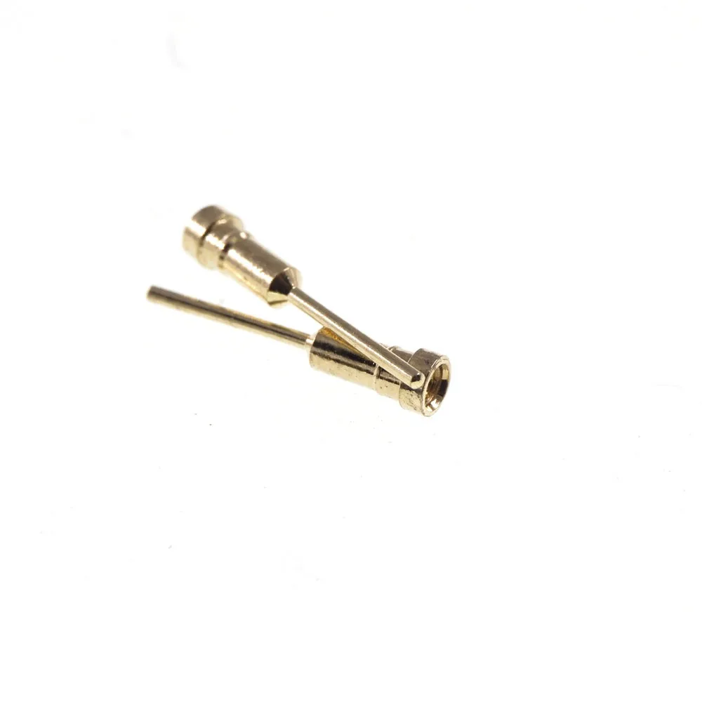 100Pcs LED Pin Socket for Cherry Mx Switch Keyboard Size 9.70MM Length Gold Plating Machined