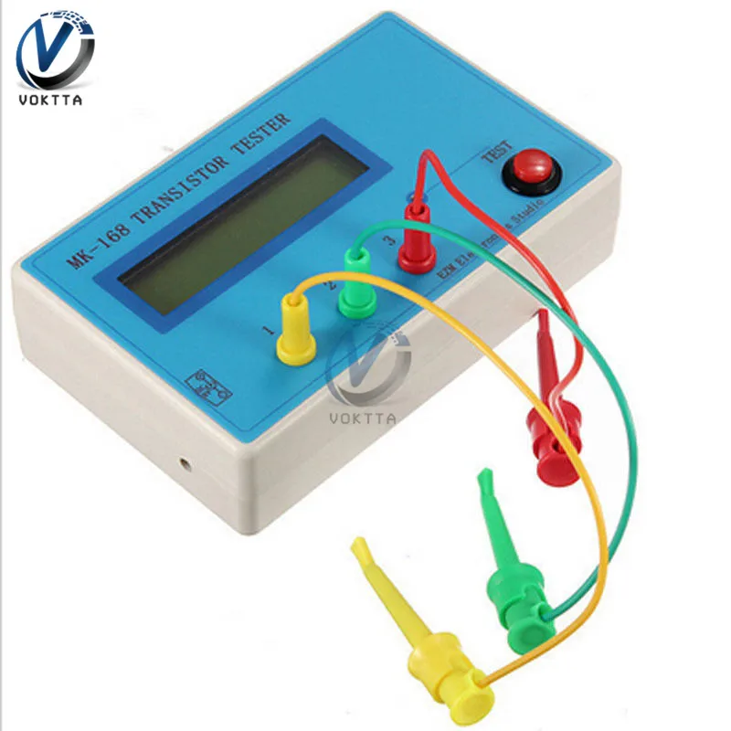 MK-168 Transistor Tester Measuring Resistance Capacitor Inductance Rlc Meter Voltage RLC NPN PNP MOS Meter Capacitance Tester