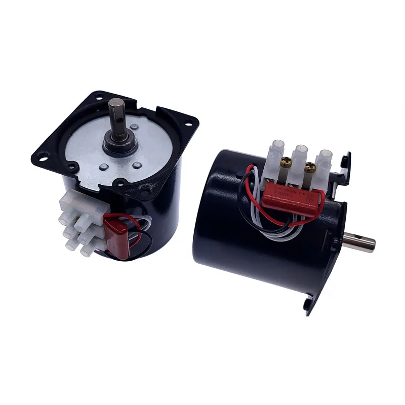 68KTYZ 220V AC 28W Permanent Magnet Micro Gear Motor 50Hz Synchronous Gear Motor Low Speed Reversible Geared Components