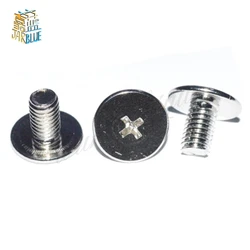 100pcs M2 * 2/2.5/3/4/5/6/7/8 millimetri Grande testa piatta Viti Del Computer Portatile a prova di manomissione vite di computer portatili di Carbonio nichel placcatura