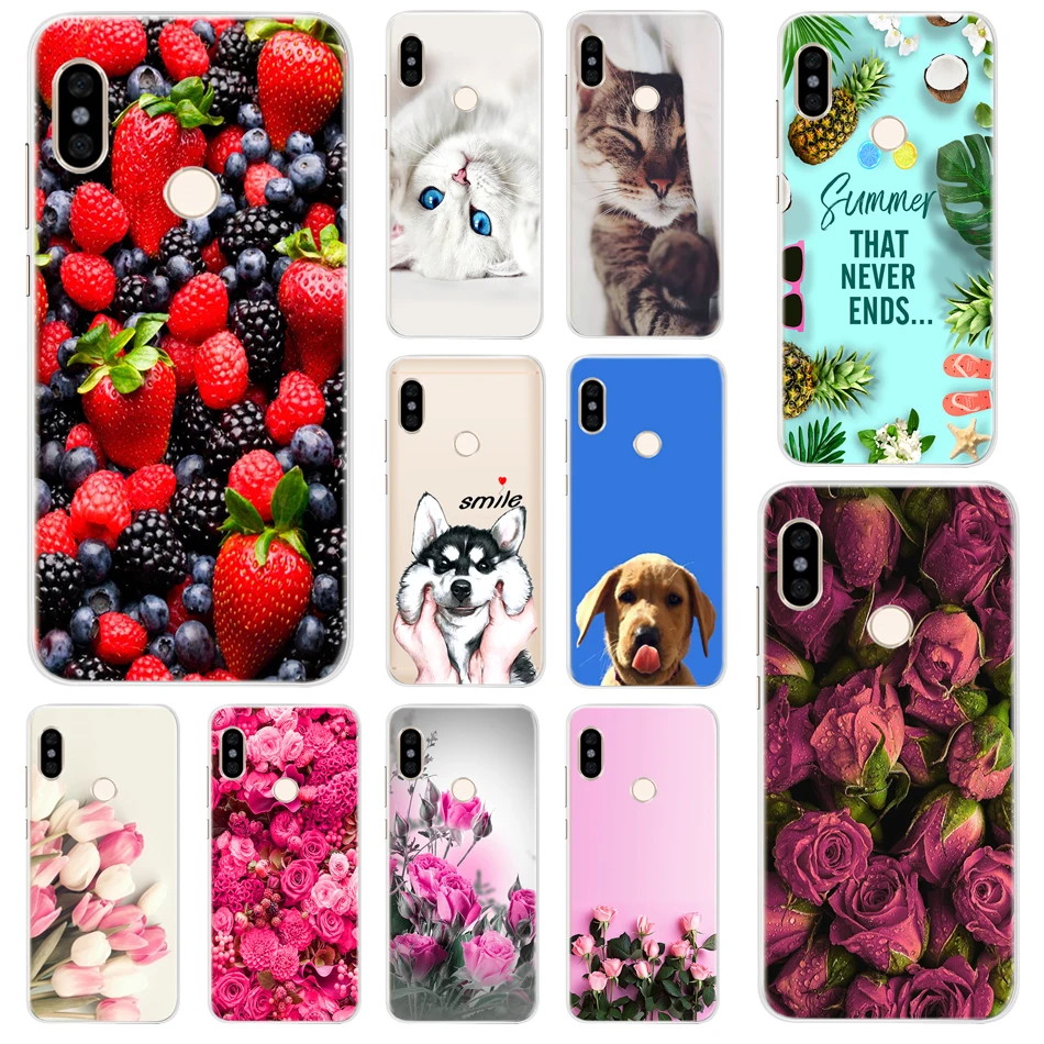 Soft Silicone TPU Case For Xiaomi Redmi Note 5 Pro Prime 5.99\