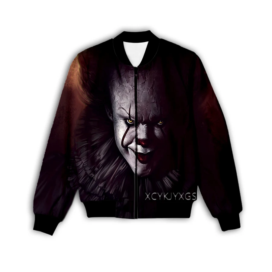 Phechion New Fashion Men/Women's Pennywise Art 3D Printed Jacket Fashion Streetwear Men Loose Sporting Jacket & Coat M93