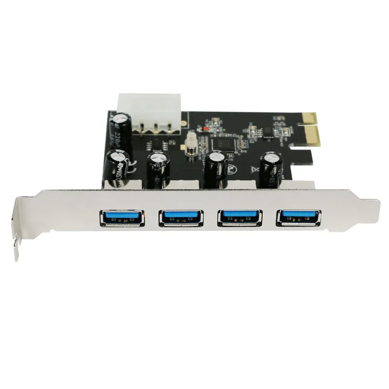 4-port USB 3.0 PCI-e Expansion Card PCI express PCIe USB 3.0 hub adapter 4-port USB 3 0 PCI e PCIe express 1x USB3 Add On Cards