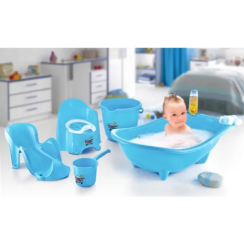 Plastic Baby Bathtub Set 5 Pieces