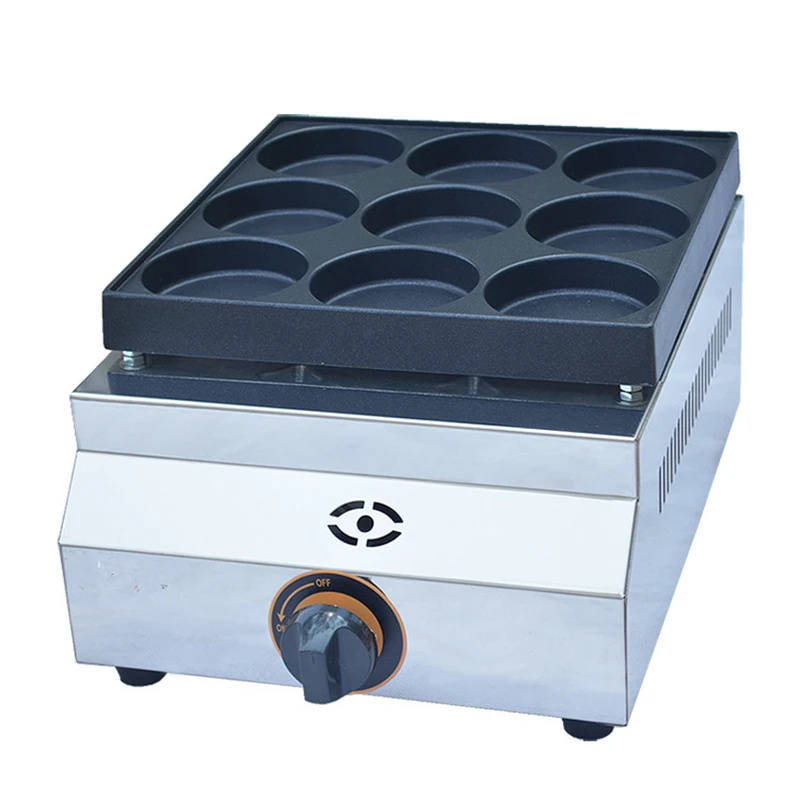 

Commercial Nine-hole Gas Furnace Non-stick Furnace nine holes gas red bean cake new pancake machine Hamburg machine