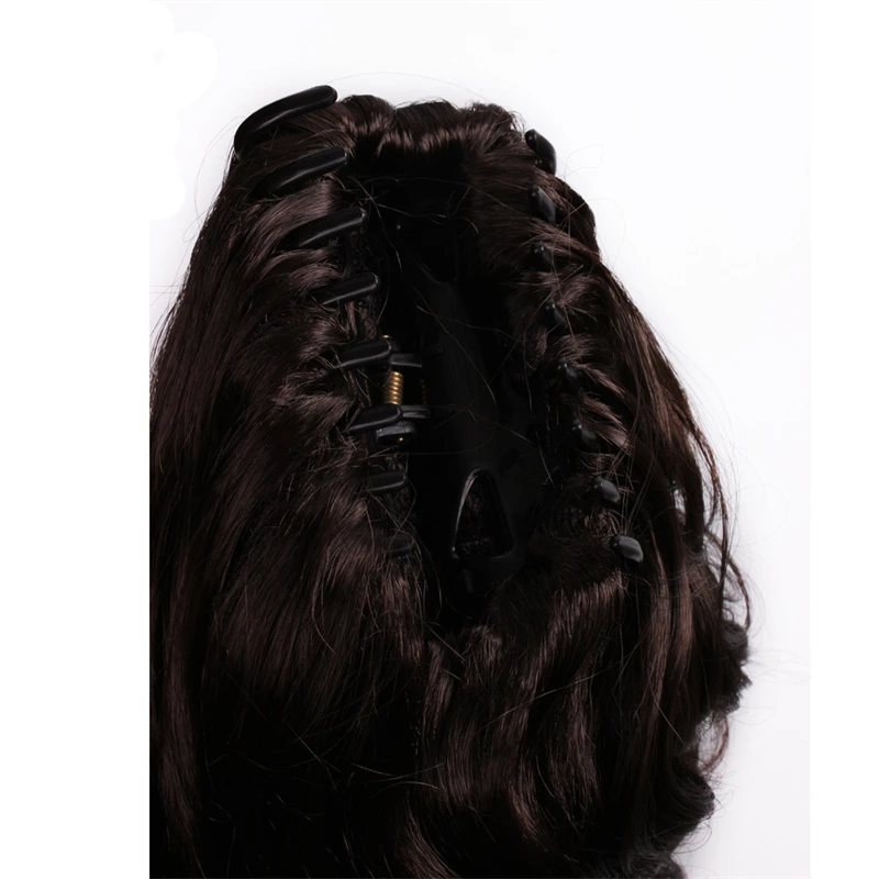 1 PCS Claw clip long curly wig ponytail Ponytail Hairpiece With Hairpins High Temperature Fiber Ponytail Hair Extension