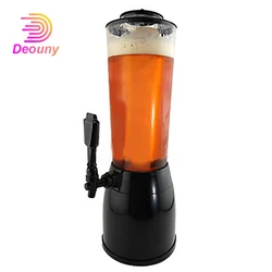 DEOUNY-Beer Dispenser with Icicles,Beer Barrel, Liquor Drink, Wine Pourer, Beverage Dispenser, Pour Beer, Mini Bar, Home Tools