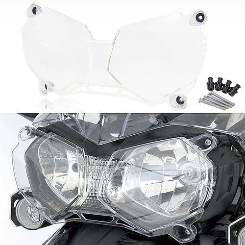 Protector de faro acrílico para motocicleta, cubierta protectora para luz, compatible con Tiger 800, 1200, XCX, XRX, Explorer 1215, nuevo