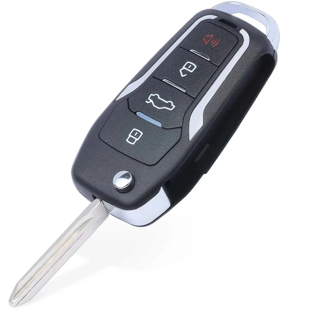 KEYECU OUCD 6000022 Verbesserte 4 Tasten für Ford Flex Focus Fusion Edge Escape Mustang 4D63 80Bit Chip 315 MHz Auto-Fernschlüsselanhänger – Detail 2