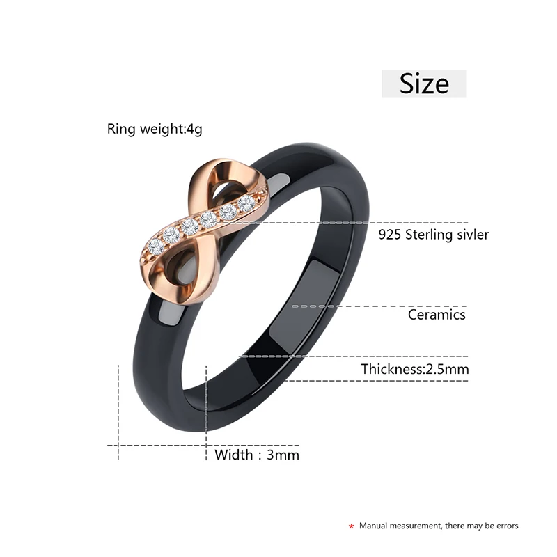 Fashion Ceramic Women Jewelry Sets Jewelry Rose Gold Cubic Zirconia Ceramic Rings Stud Earrings Jewelry Sets For Women