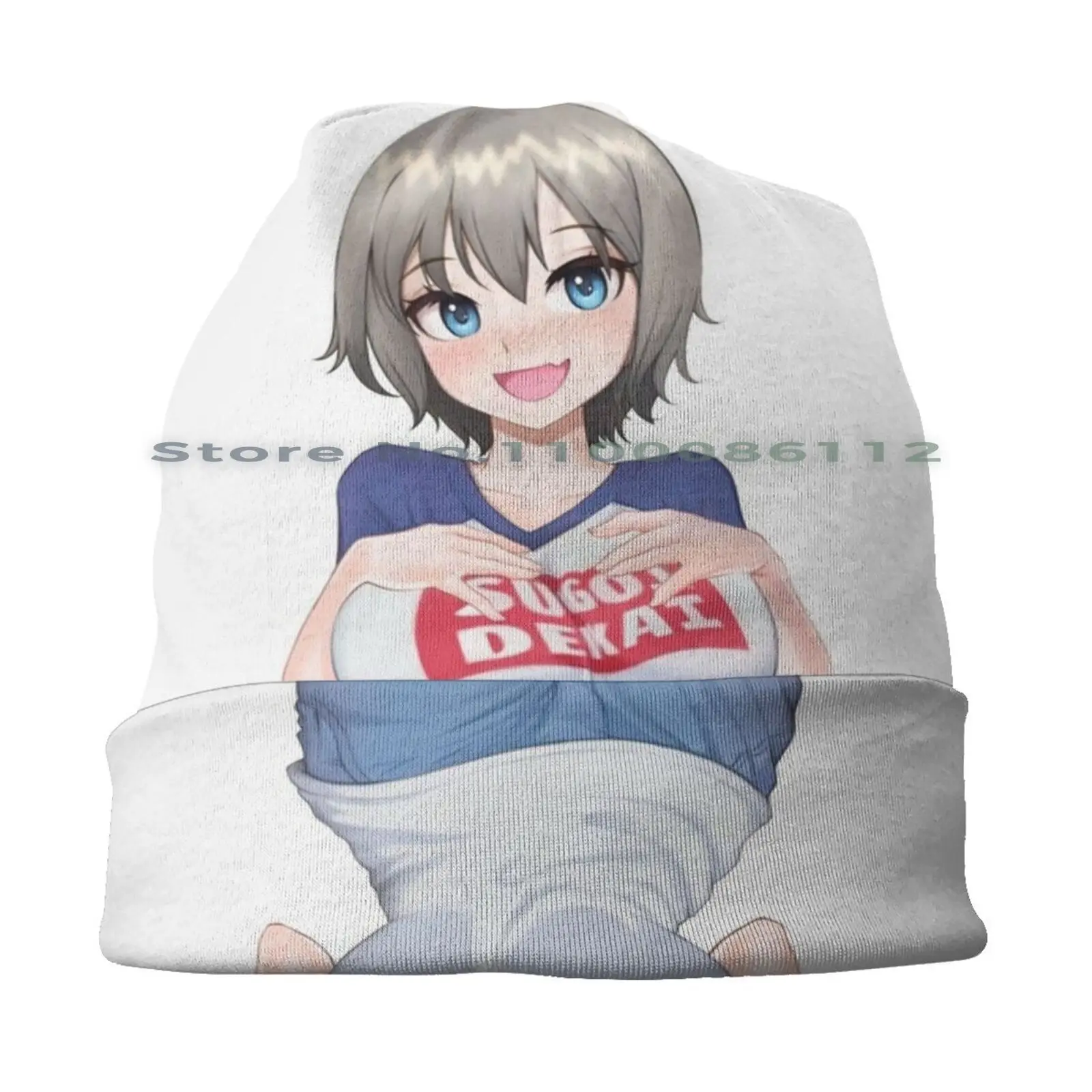 Uzaki Chan Beanies Knit Hat Anime Manga Ecchi Hentai Nsfw Sugoi Dekai Shojo Sexy Girls Uzaki Chan Wa Asobitai Uzaki Chan Wants