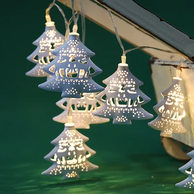 Christmas tree string lights Elk string lights LED lights shopping mall window Christmas ornaments pendant