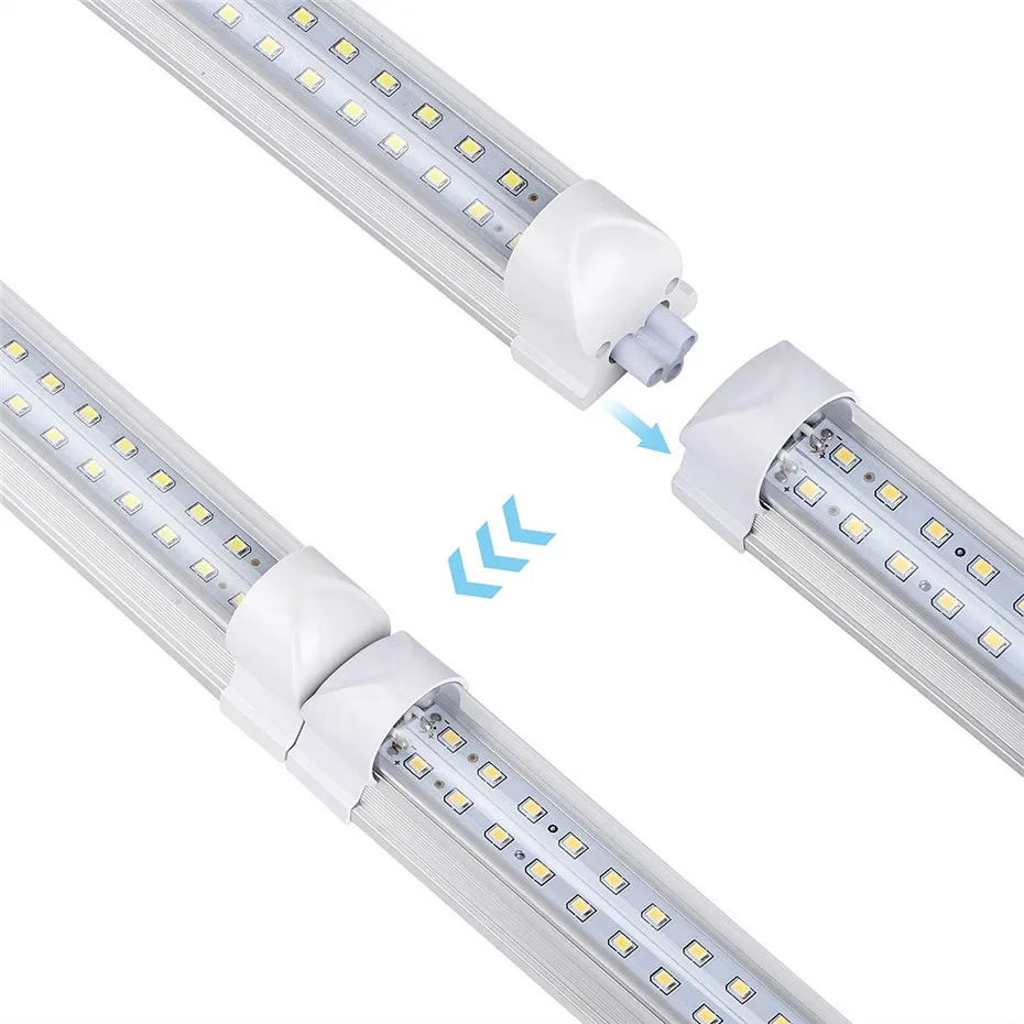 T8 LED Bulb Tube Light 2835 SMD V-Shape 57cm 2FT LED Tube Bulbs Warm White/Cold White Indoor Lighting For Wall Lamp Kitchen