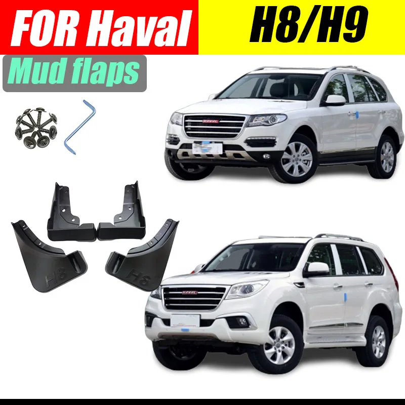 Mud flaps For Haval  H8 H9 Mudguards Fender H9 Mud flap Splash Guard Fenders car accessories Front Rear