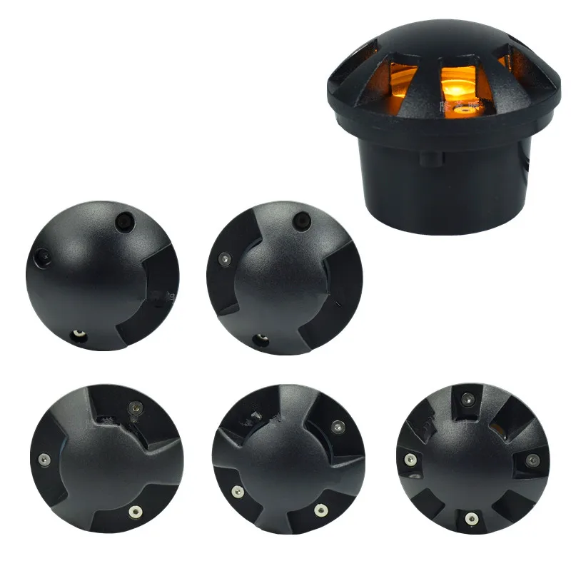 12V Underground LED Lamp RGB 9W LED Step Stairs Recessed Wall Light 220V LED Step Lamp Floor Lamp Waterproof LED Footlight