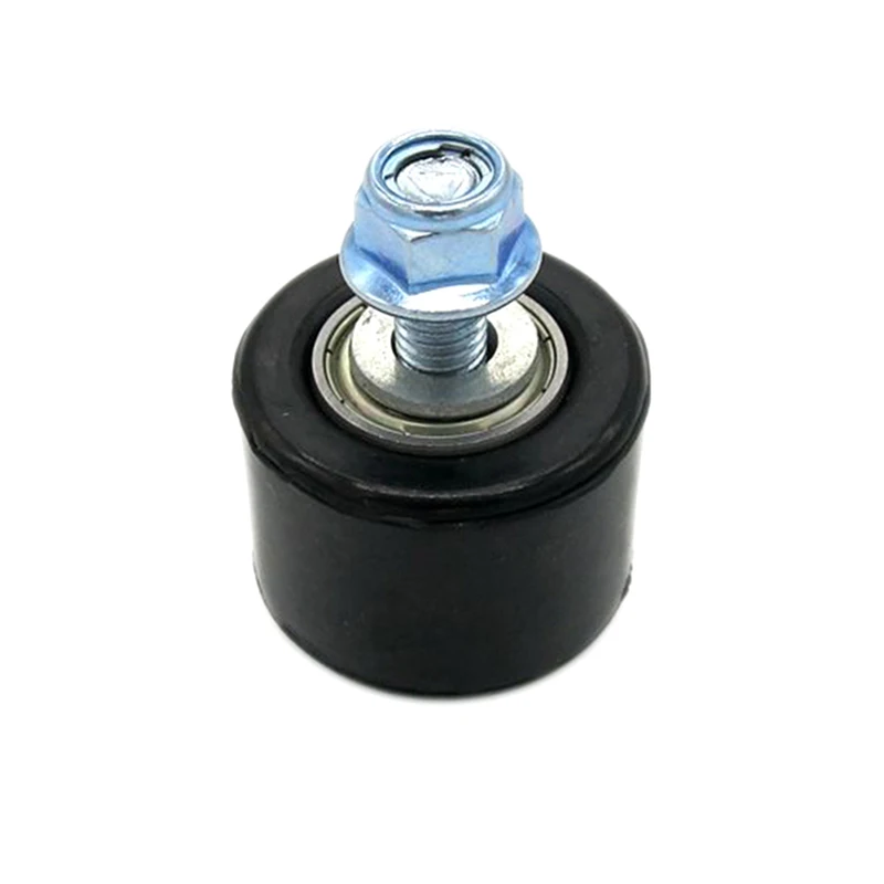 1pc Motorcycle Chain Tensioner Roller Guide 8mm Pulley Wheel Slider With Bolt Gasket For YFZ 350 Car Maintenance Accessories